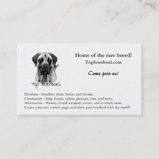 Top boerboel cards