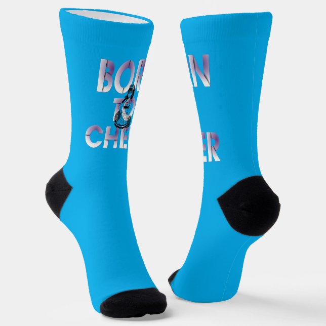 TOP Born to Cheer Socks (Angled)