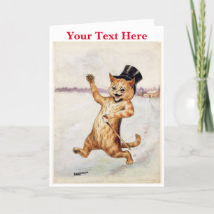 Top Cat! - Louis Wain Thank You Card