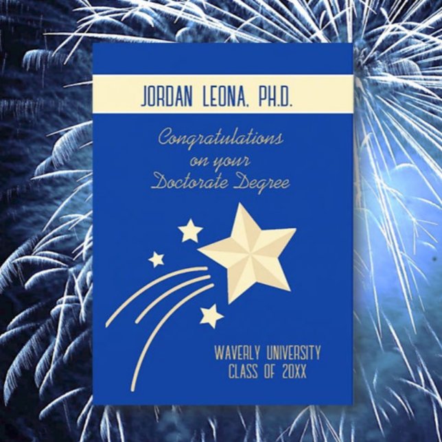 Top Choice!  Doctorate graduation card (Ph.D.) (Creator Uploaded)
