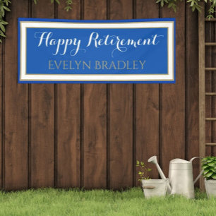 Top choice!Happy retirement banner/various colours Banner
