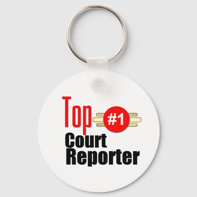 Top Court Reporter Key Ring (Front)