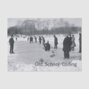 TOP Curling Old School Tissue Paper