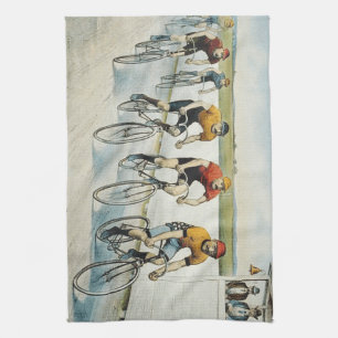 TOP Cycling Old School Tea Towel