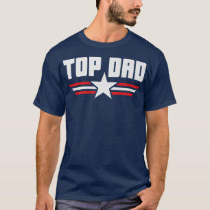 Top Dad Funny Cool 80s 1980s Father Father's Day P