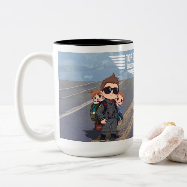 Top Dad Mug for Dad | Funny Father’s Day Gift (With Donut)