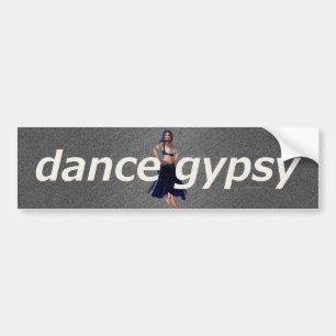 TOP Dance Gypsy Bumper Sticker