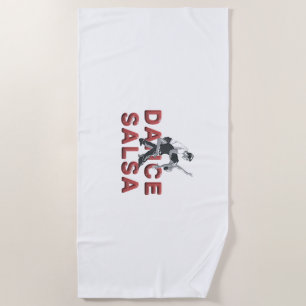 TOP Dance Salsa Beach Towel
