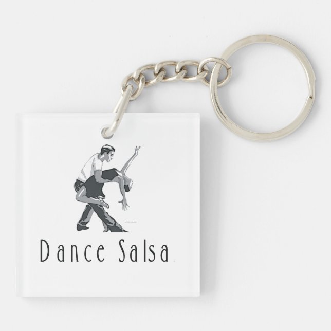 TOP Dance Salsa Key Ring (Back)