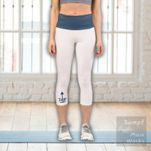 Top Deep Sea Blue on Almost White