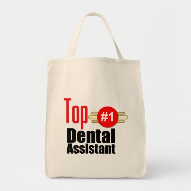 Top Dental Assistant Tote Bag (Front)