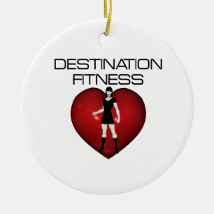 TOP Destination Fitness Ceramic Tree Decoration