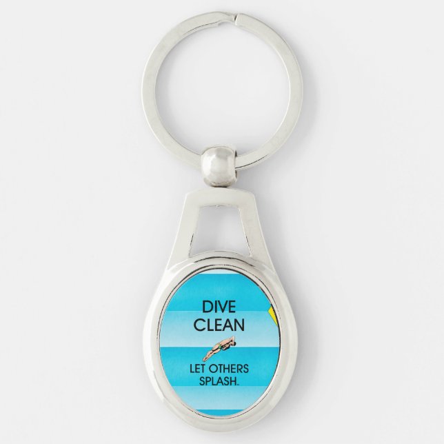TOP Dive Clean Key Ring (Front)