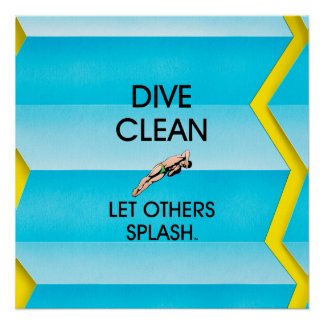 TOP Dive Clean Poster