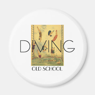 TOP Diving Old School Magnet