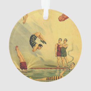 TOP Diving Old School Ornament