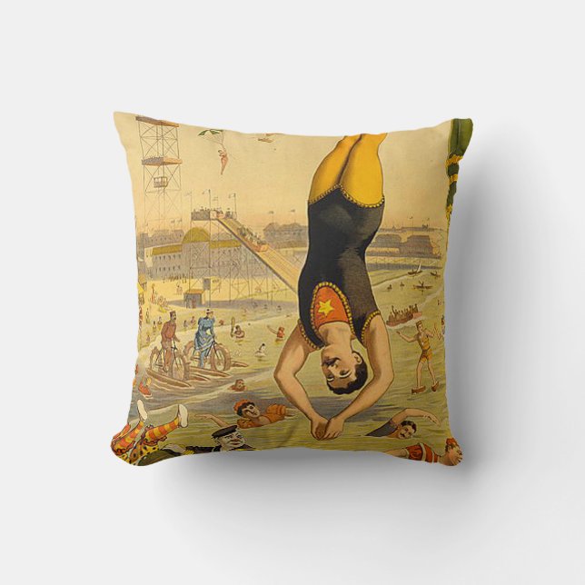 TOP Diving Slogan Cushion (Front)