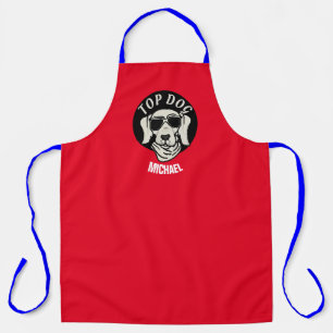 Top Dog Apron - Personalised Funny Chef Gift