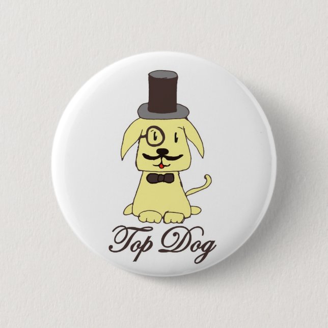 Top Dog Button (Front)