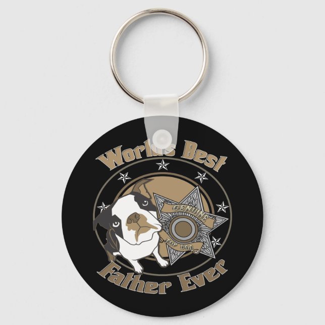 Top Dog Father Key Ring (Front)