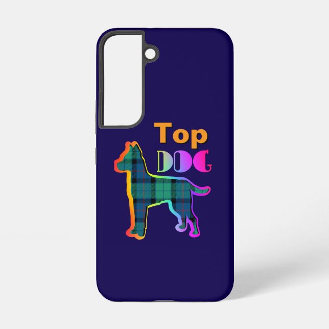  Top Dog Logo Dk Blue    Samsung Galaxy S22 Case (Back)