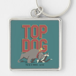 "Top Dog" Spike Guarding TWEETY™ From SYLVESTER™ Key Ring