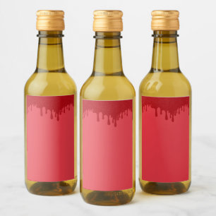 Top Drip Tomato Red Mini Bottle Labels – Customise