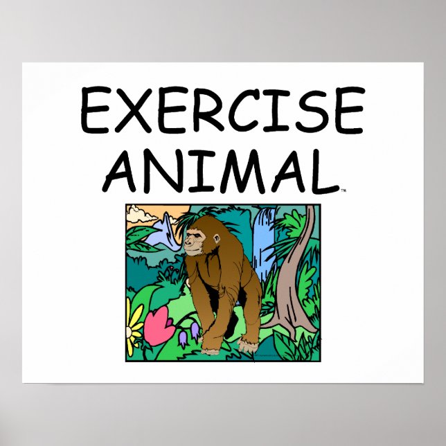 TOP Exercise Animal Poster (Front)