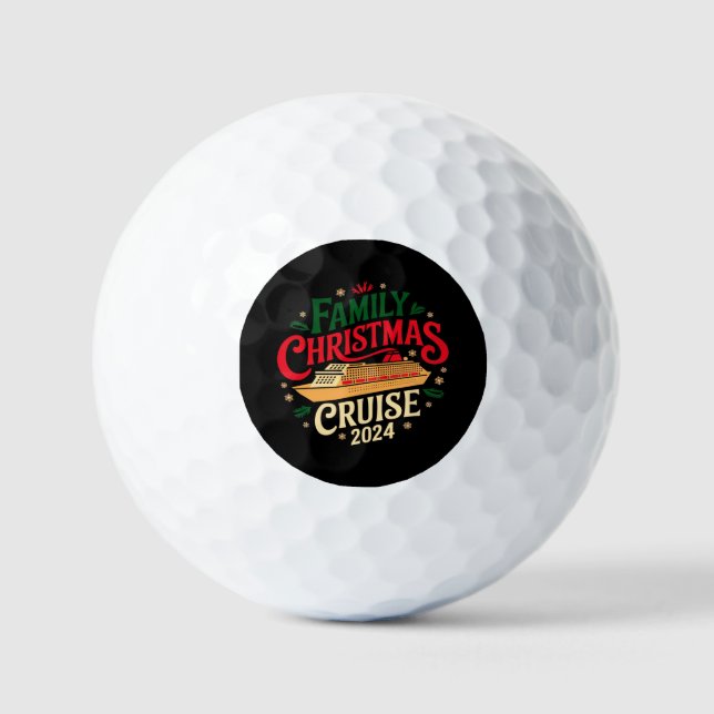 Top Family Christmas Cruise 2024 Unforgettable Golf Balls (Front)