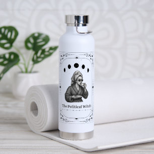 Top Feminist Gift Political Tarot Law Anti Trump Water Bottle