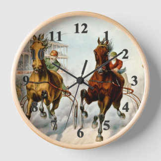 TOP Finish Line Fanatic Clock