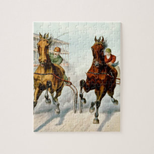 TOP Finish Line Fanatic Jigsaw Puzzle