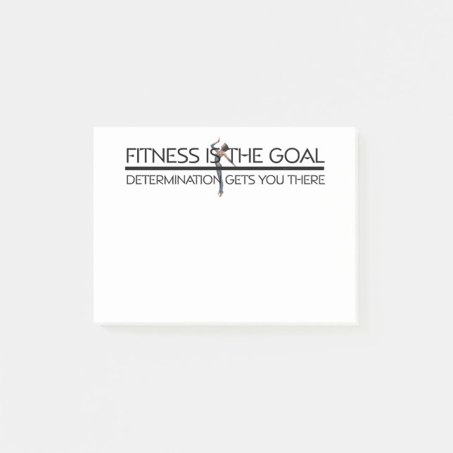 TOP Fitness Goal Post-it Notes (Front)