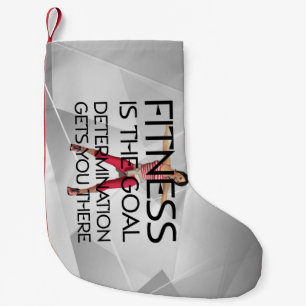 TOP Fitness Goal Small Christmas Stocking