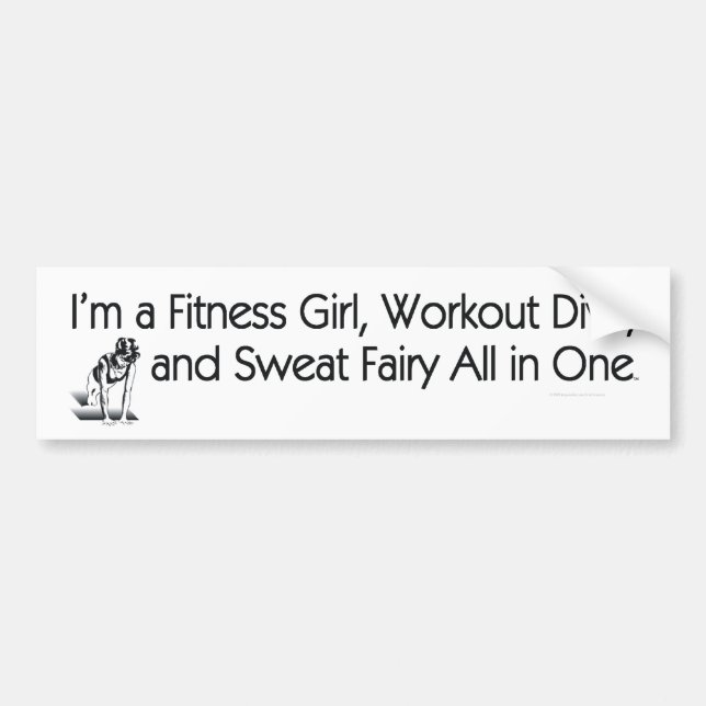 TOP Fitness Triple Play Bumper Sticker (Front)