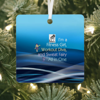 TOP Fitness Triple Play Metal Ornament