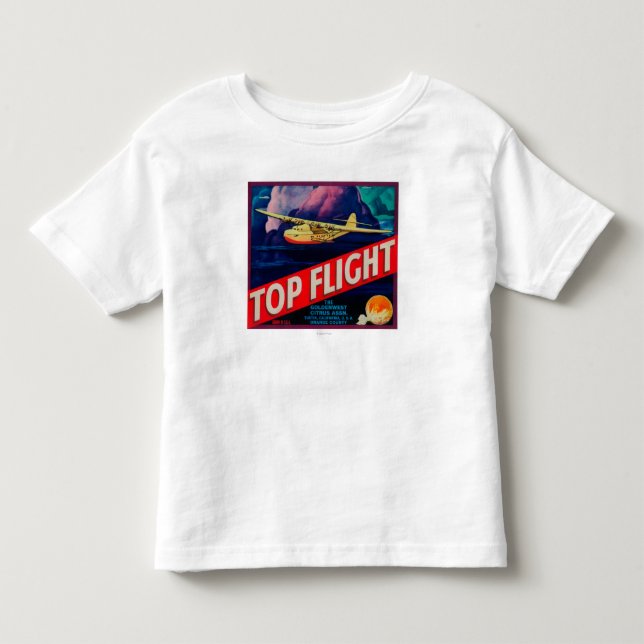 Top Flight Orange LabelTustin, CA (Front)