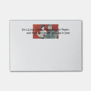 TOP Golf Diva All in One Post-it Notes