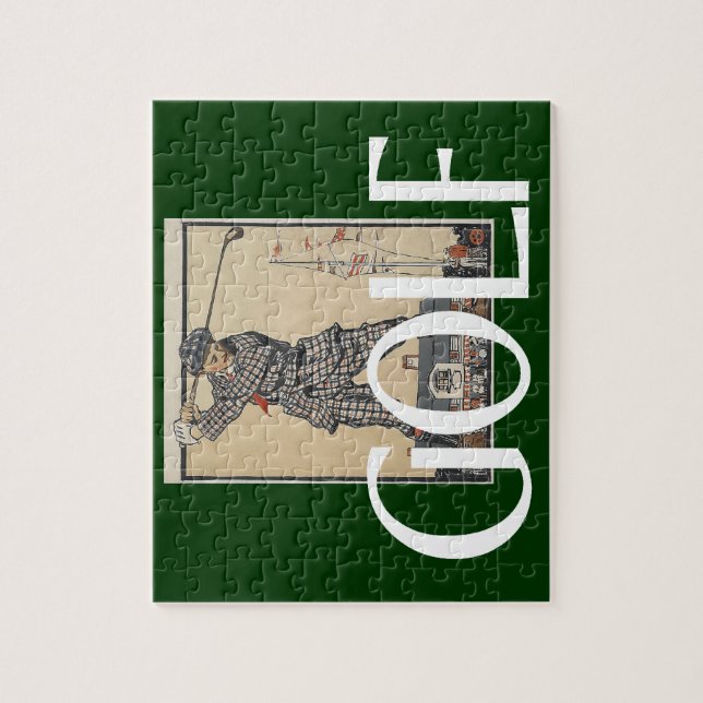 TOP Golf Old School Jigsaw Puzzle (Vertical)