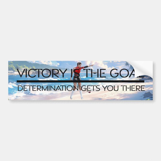 TOP Golf Victory Goal Bumper Sticker (Front)