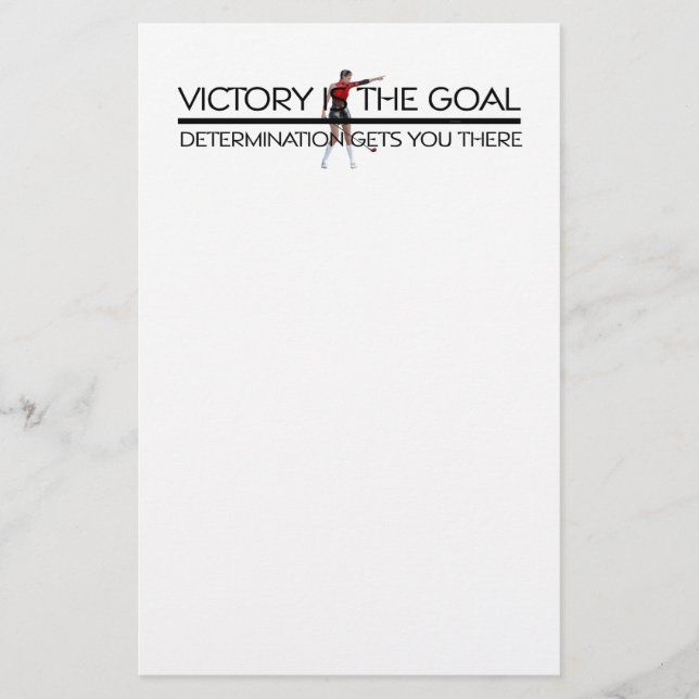 TOP Golf Victory Goal Stationery (Front)