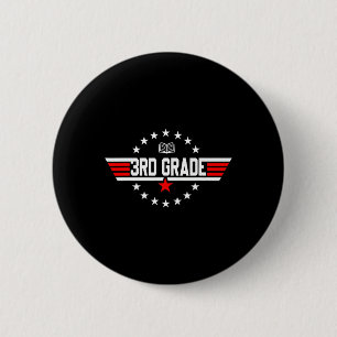 Top Grade 3rd Third Grade Byck To School First Day 6 Cm Round Badge