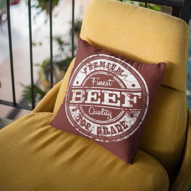 Top Grade Beef - Dark Colours Cushion (Creator Uploaded)