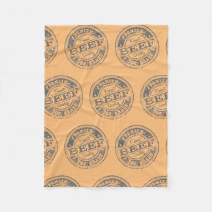 Top Grade Beef Light Colours Fleece Blanket