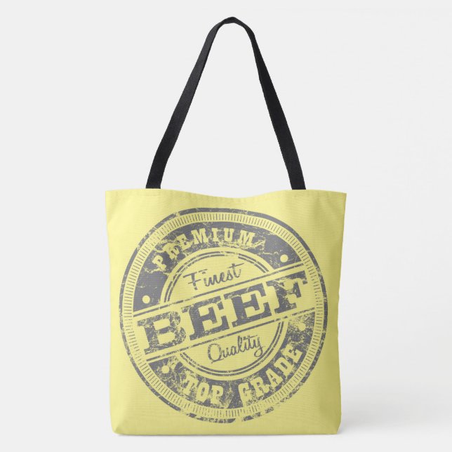Top Grade Beef - Light Colours Tote Bag (Back)