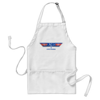 Top Gun Logo Jesus Christ Wingman Movie Apron