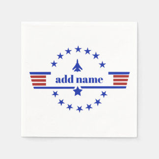 Top Gun (movie) - personalised birthday napkins