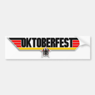Top Gun Oktoberfest Logo German Beer Bumper Decal