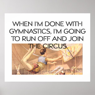 TOP Gymnastics Humour Poster