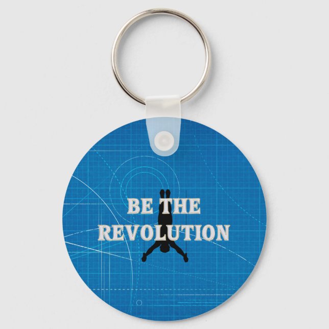 TOP Gymnastics Revolution Key Ring (Front)